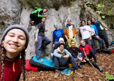 berg:crew Bouldern am Fels